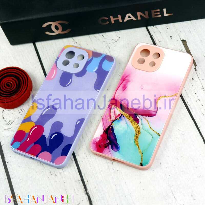 اصفهان جانبی-قاب طرحدار پشت گلسی محافظ لنزدار Xiaomi Mi 11 Lite