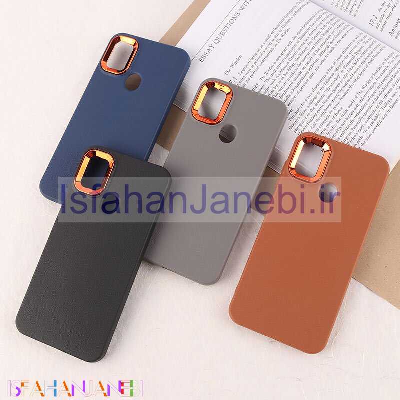 اصفهان جانبی-قاب چرمی ژله ای سامسونگ Galaxy A11 / M11 دور محافظ متال