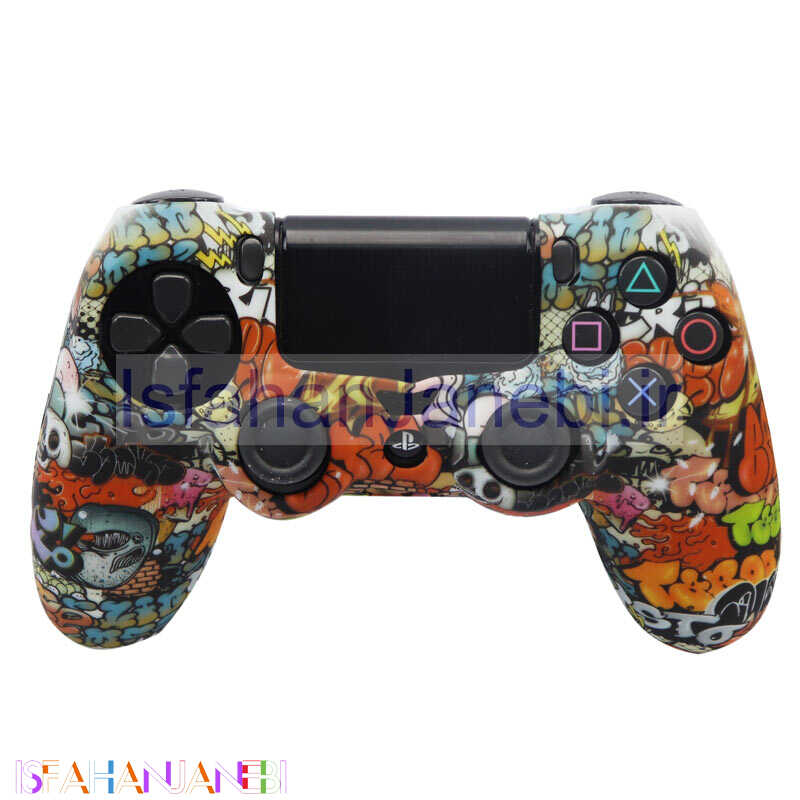 اصفهان جانبی-روکش دسته بازی PS4 طرح فانتزی کد 19 + روکش آنالوگ هدیه