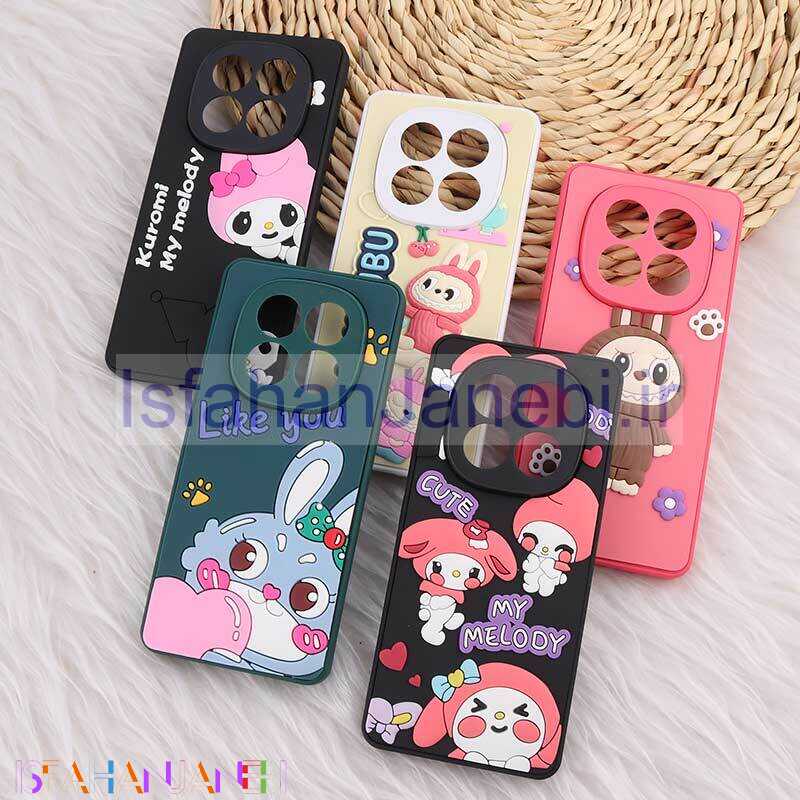 اصفهان جانبی-قاب شیائومی Redmi Note 14 Pro Plus 5G عروسکی برجسته محافظ لنزدار