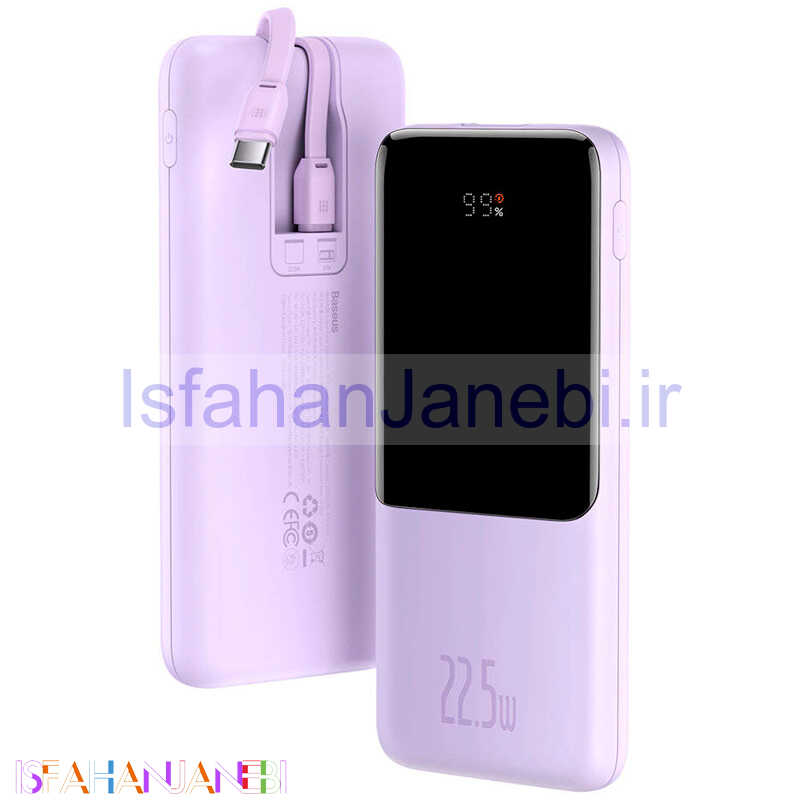 اصفهان جانبی-پاور بانک فست شارژ 10000 باسئوس Baseus Elf PPJL01000 QC PD 22.5W