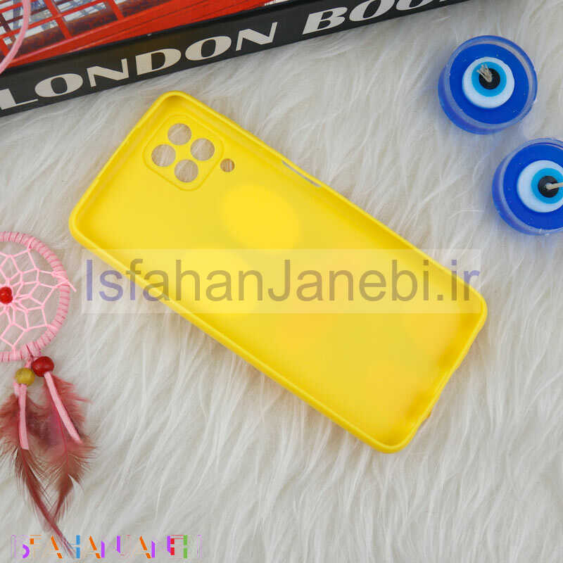 اصفهان جانبی-قاب سیلیکونی اردک محافظ لنزدار Samsung Galaxy A22 4G