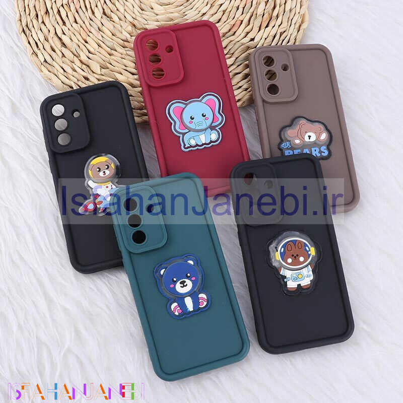 اصفهان جانبی-قاب سولید چراغ دار سامسونگ Galaxy A56 عروسکی برجسته محافظ لنزدار