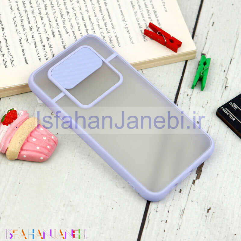 اصفهان جانبی-قاب PC مات محافظ لنز دار کشویی Samsung Galaxy J7