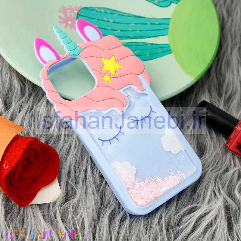 اصفهان جانبی-قاب سیلیکونی آکواریومی یونیکورن iPhone 13 Pro Max