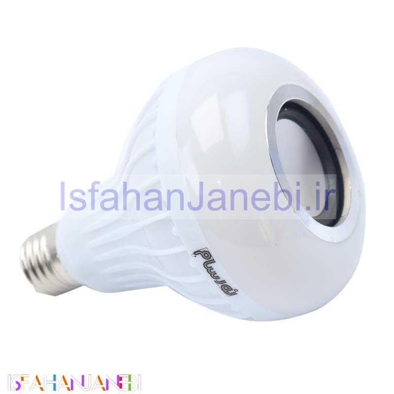 اصفهان جانبی-لامپ LED + اسپیکر Noorsum 12W E27