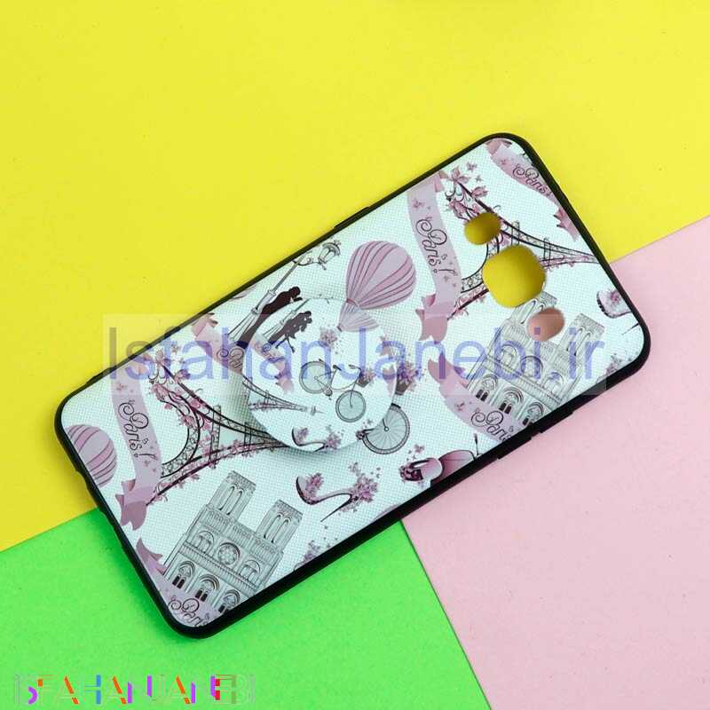 اصفهان جانبی-قاب فانتزی برجسته + پاپ سوکت طرح ایفل سامسونگ J5 2016 سری D