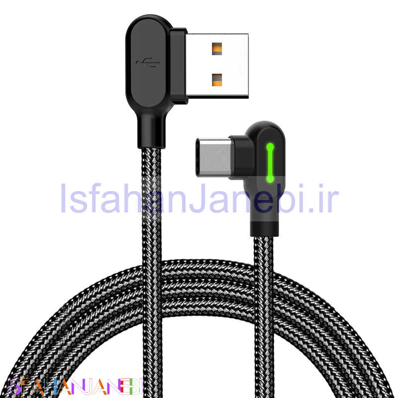 اصفهان جانبی-کابل تایپ سی فست شارژ Mcdodo CA-5281 3A QC4.0 1.2m دو سر L