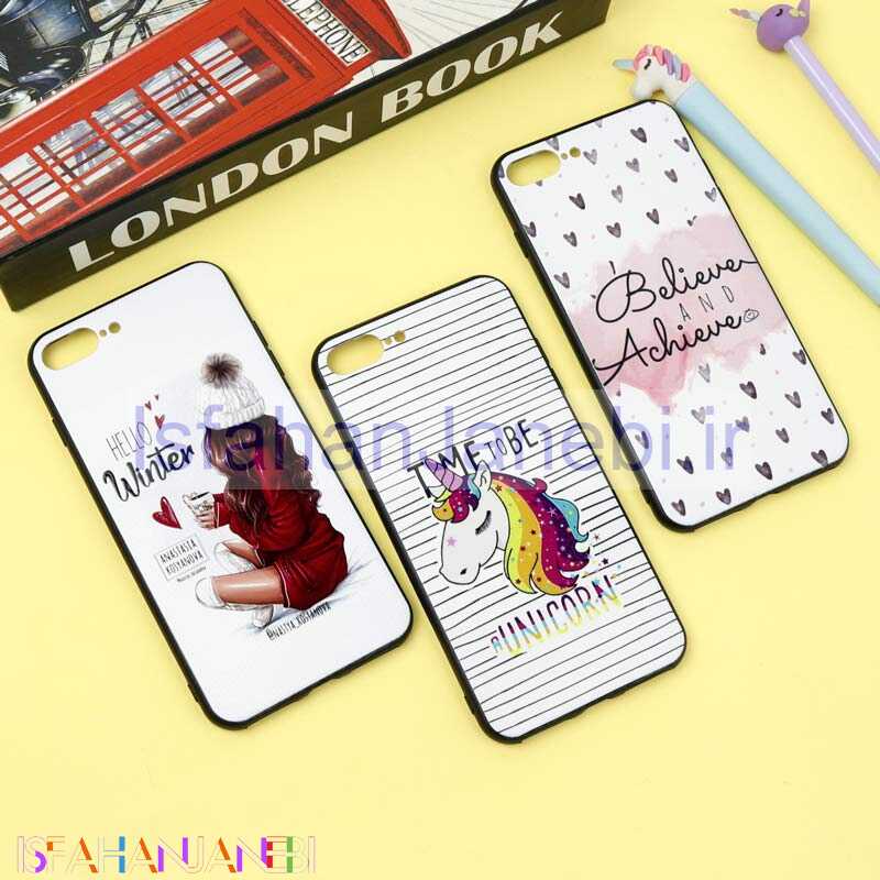 اصفهان جانبی-قاب فانتزی برجسته دخترانه آیفون iPhone 7 Plus / 8 Plus سری 7