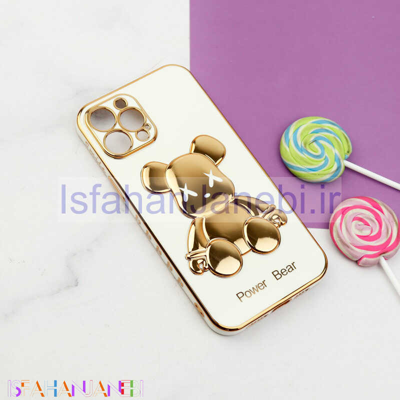 اصفهان جانبی-قاب عروسکی براق Ted محافظ لنزدار iPhone 12 Pro Max