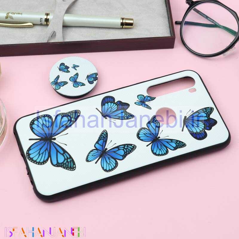 اصفهان جانبی-قاب فانتزی برجسته + پاپ سوکت کد10 شیائومی Redmi Note 8