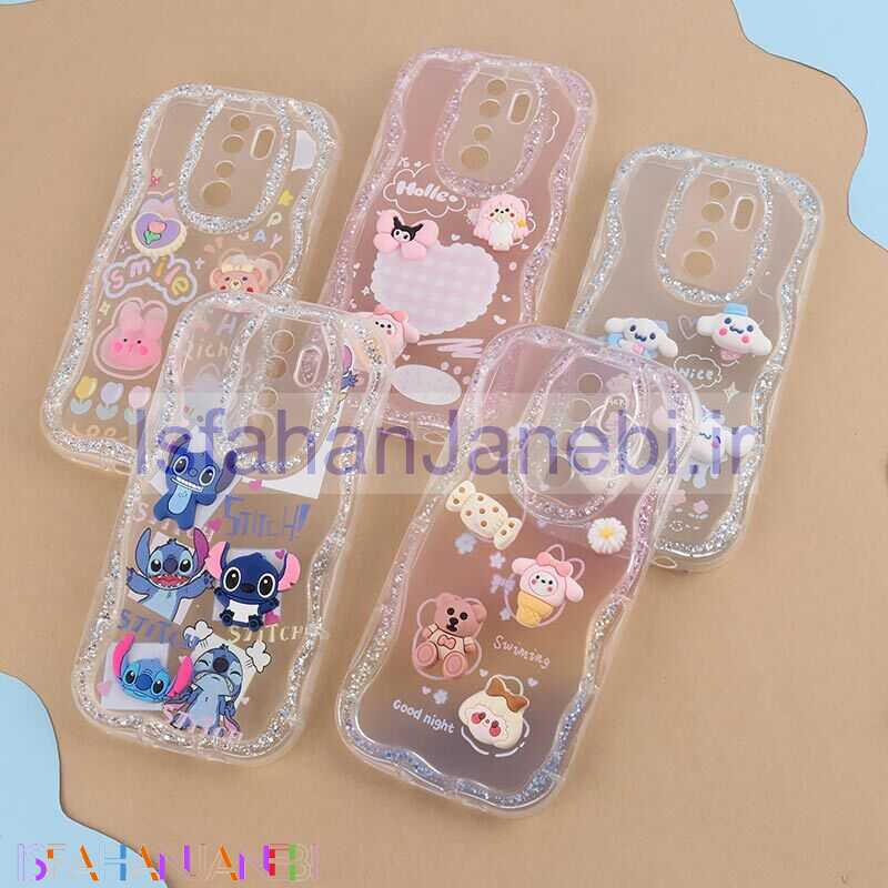 اصفهان جانبی-قاب شاینی شیائومی Redmi Note 8 Pro عروسکی محافظ لنزدار