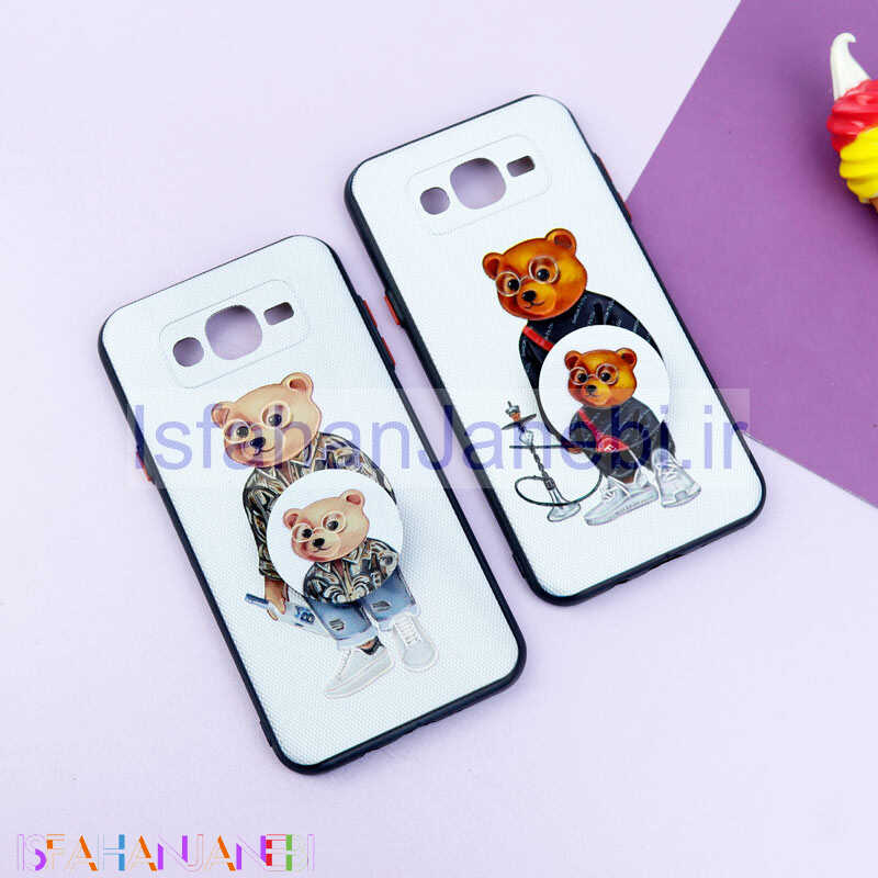 اصفهان جانبی-قاب فانتزی طرحدار پسرانه محافظ لنزدار + پاپ سوکت Samsung Galaxy J7 سری R