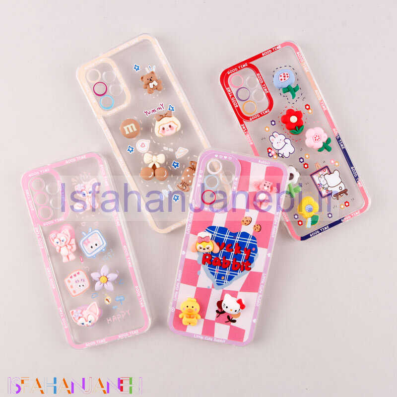 اصفهان جانبی-قاب عروسکی برجسته Good Time محافظ لنزدار Samsung Galaxy A13 4G