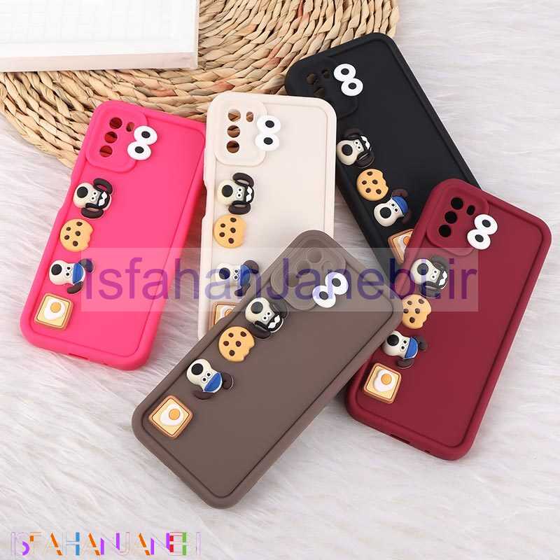 اصفهان جانبی-قاب سولید شیائومی Poco M3 عروسک برجسته محافظ لنزدار