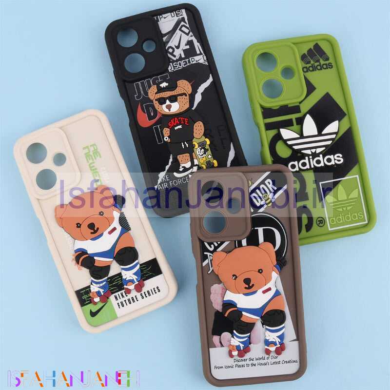 اصفهان جانبی-قاب سولید شیائومی Redmi 13C 5G / Poco M6 5G برجسته محافظ لنزدار