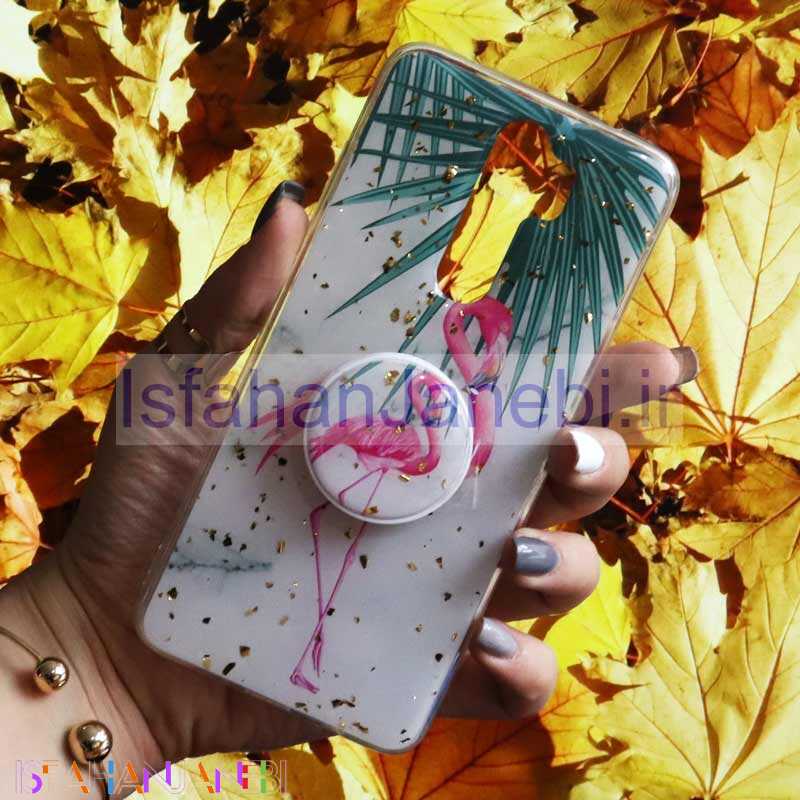 اصفهان جانبی-قاب رنگین کمانی پاپ سوکت دار خرچنگی کد11 شیائومی Redmi Note 8 Pro