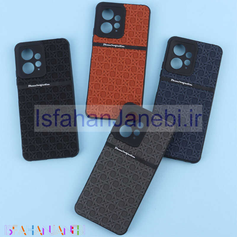 اصفهان جانبی-قاب ژله ای شیائومی Redmi Note 12 4G طرح حصیری محافظ لنزدار Pro Camera