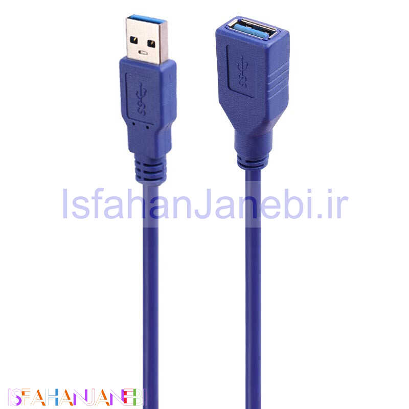 اصفهان جانبی-کابل افزایش طول Ifortech USB 3m