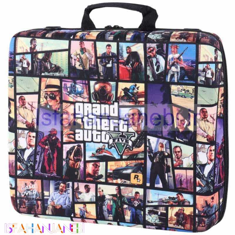 اصفهان جانبی-کیف کنسول بازی PS4 طرح GTA V کد 12