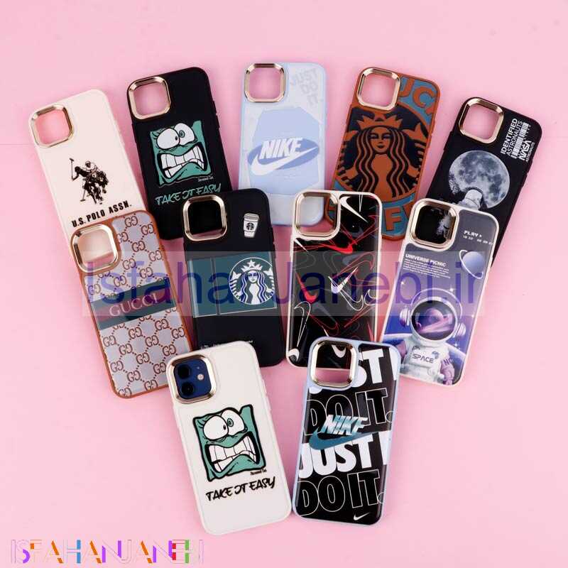 اصفهان جانبی-قاب طرحدار دور لنز فلزی iPhone 12