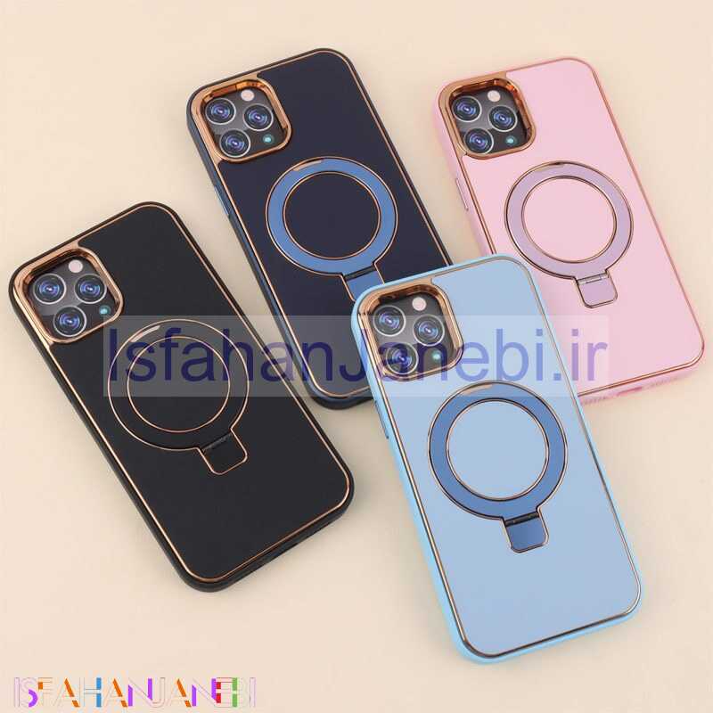 اصفهان جانبی-قاب چرم استندشو آیفون iPhone 12 Pro Max