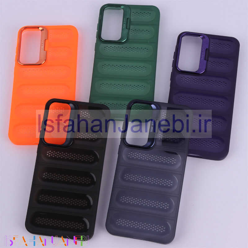اصفهان جانبی-قاب پافر توری دار ژله ای استندشو سامسونگ Galaxy A55