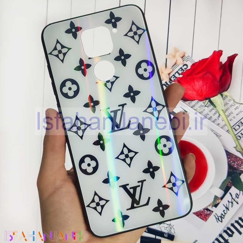 اصفهان جانبی-قاب لیزری پشت گلسی LV شیائومی Redmi Note 9