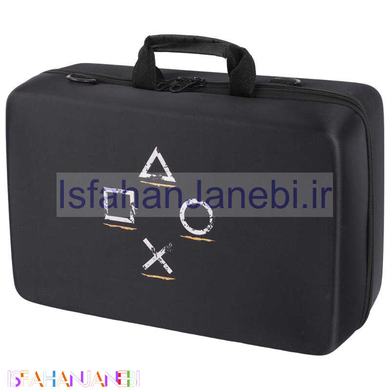 اصفهان جانبی-کیف کنسول بازی PS5 Slim طرح دکمه دسته بازی کد 7
