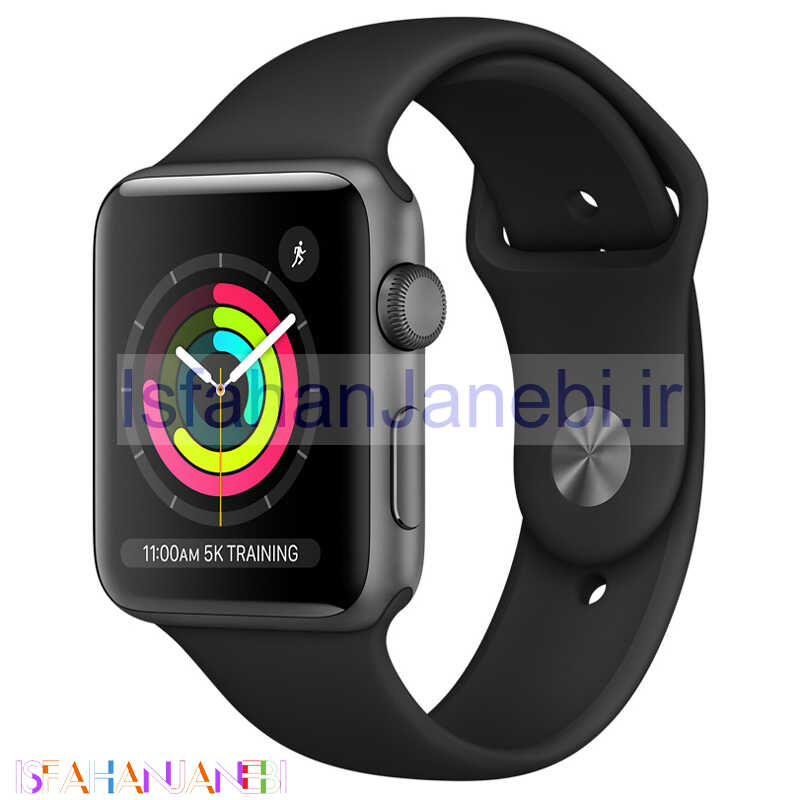 اصفهان جانبی-ساعت هوشمند اپل سری 3 Apple Watch 38mm Aluminium Case Sport Band