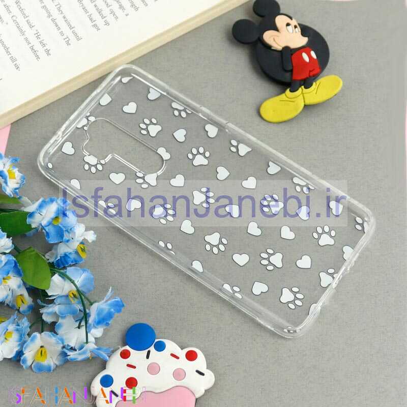 اصفهان جانبی-قاب ژله ای شفاف طرحدار ردپا Xiaomi Redmi Note 8 Pro