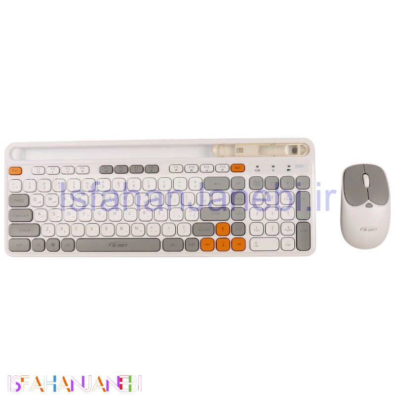 اصفهان جانبی-کیبورد و موس بی سیم دی نت DT-981