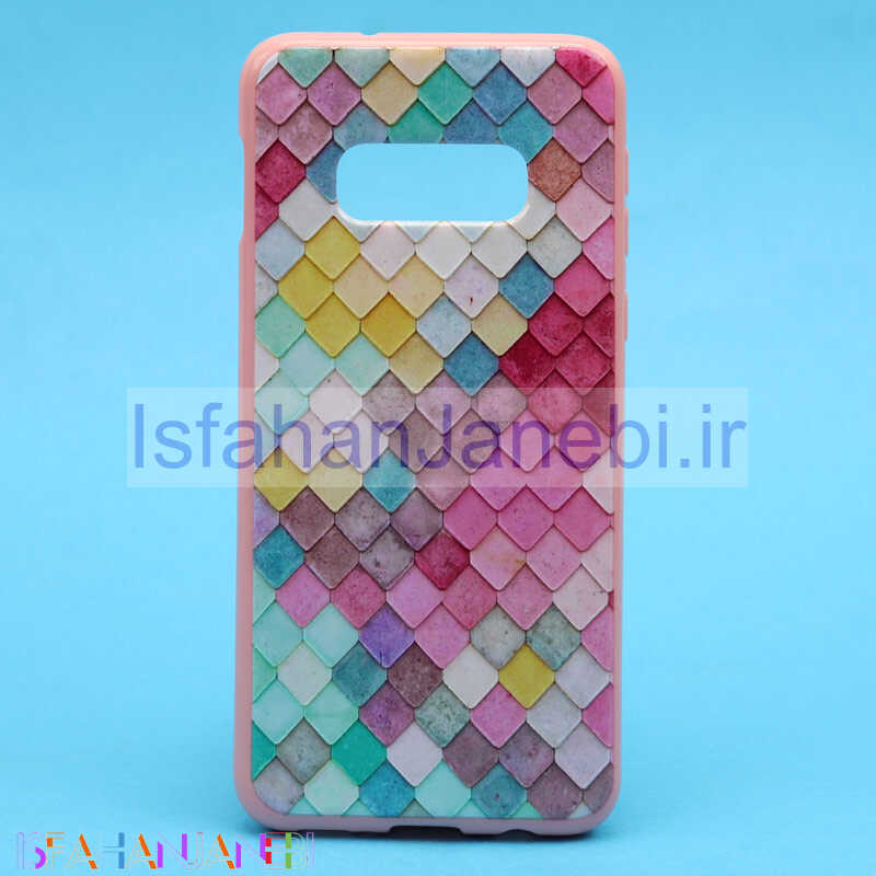 اصفهان جانبی-قاب فانتزی برجسته صورتی طرح مختلف سامسونگ S10e