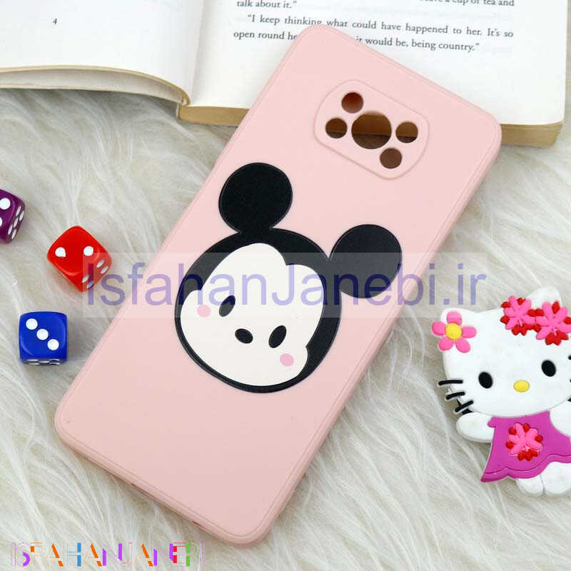 اصفهان جانبی-قاب سیلیکونی عروسکی محافظ لنزدار طرح مینی موس Xiaomi Poco X3