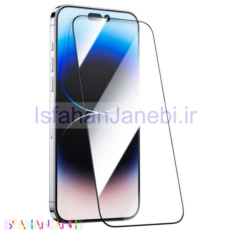 اصفهان جانبی-گلس تمام چسب Green Lion Steve آیفون iPhone 15 Pro Max