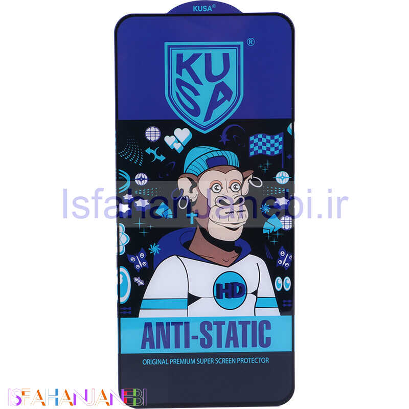 اصفهان جانبی-گلس آنتی استاتیک Kusa شیائومی Redmi Note 14
