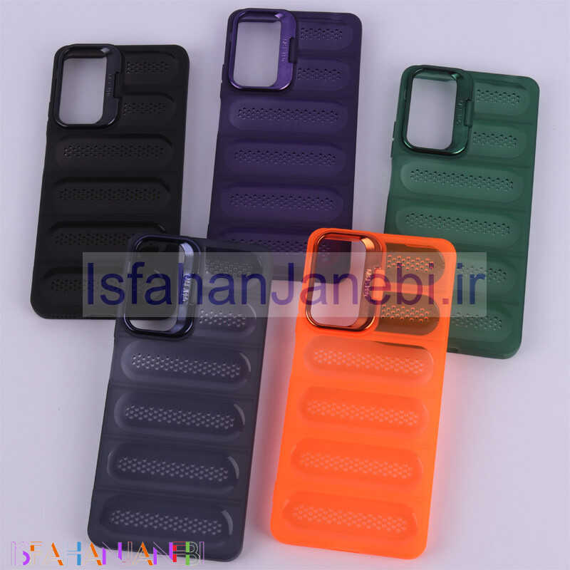 اصفهان جانبی-قاب پافر توری دار ژله ای استندشو شیائومی Redmi Note 12 Pro 4G