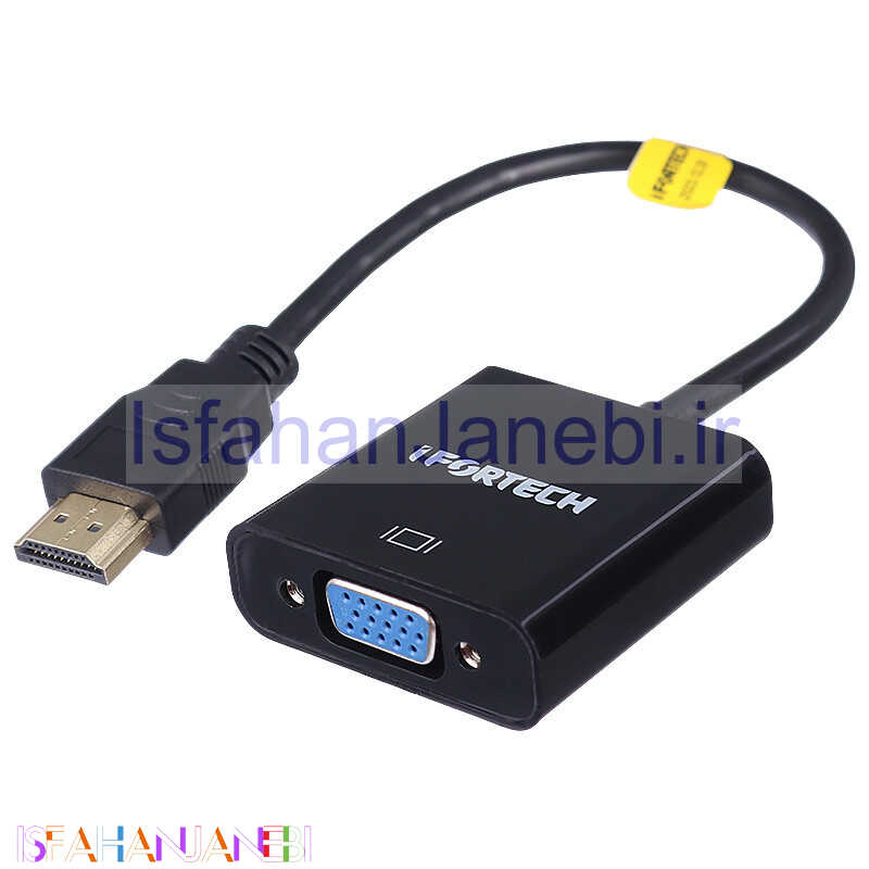 اصفهان جانبی-تبدیل Ifortech HDMI To VGA + کابل صدا شرینک