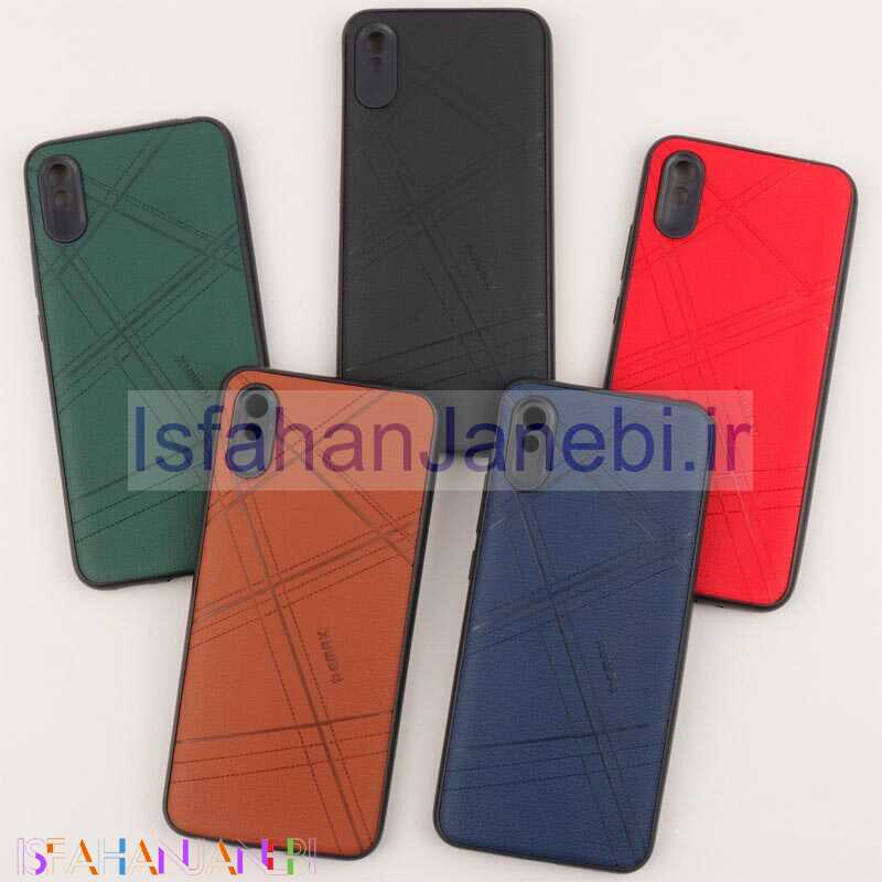 اصفهان جانبی-قاب چرمی Remax شیائومی Redmi 9A محافظ لنزدار