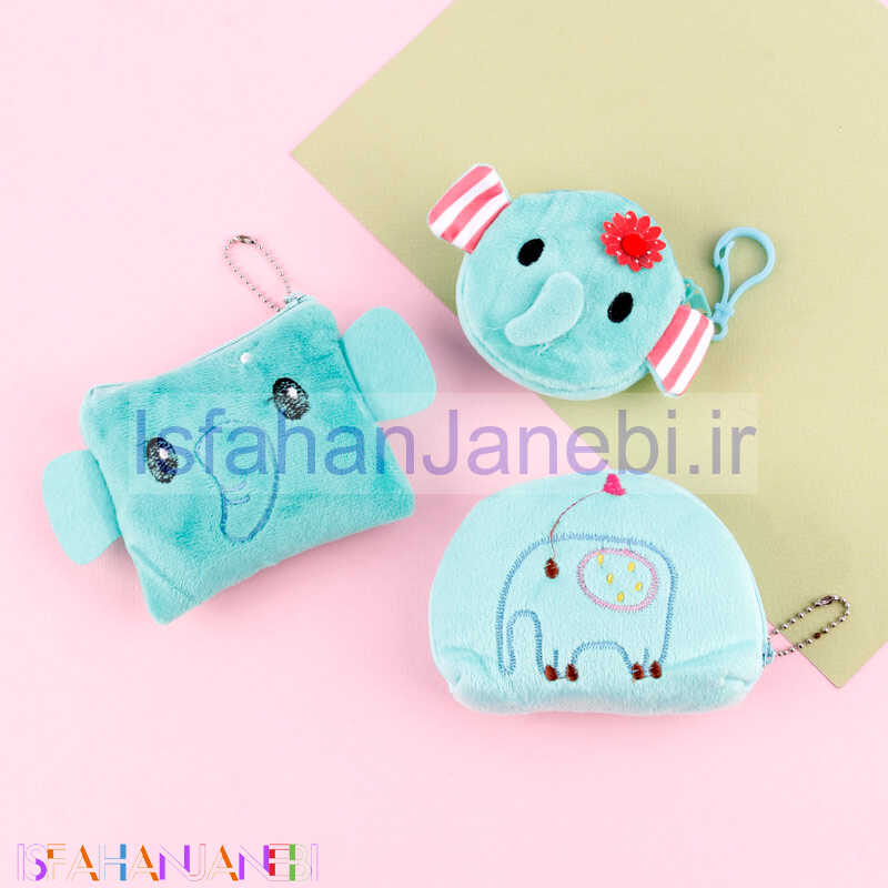 اصفهان جانبی-کیف هندزفری پولیشی طرح فیل