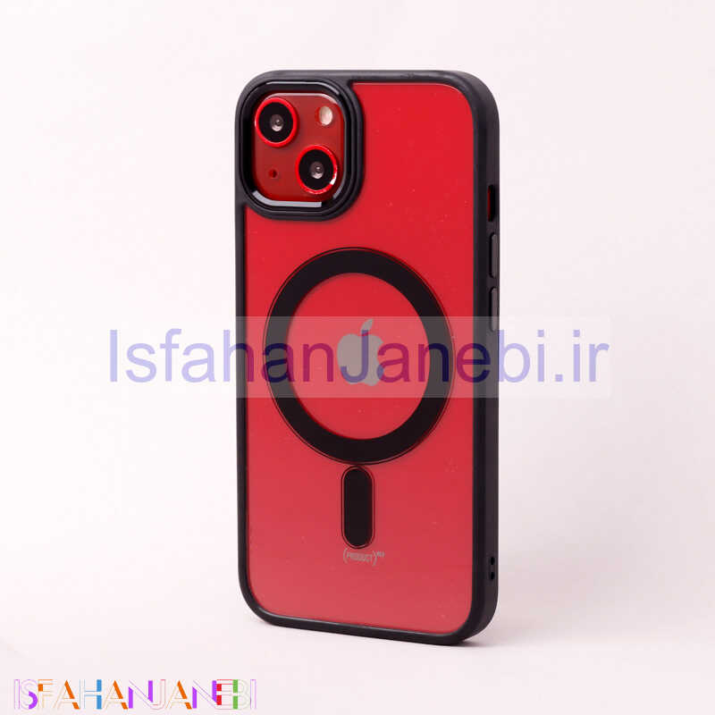 اصفهان جانبی-قاب شفاف Funshare مگ سیف iPhone 13 مشکی