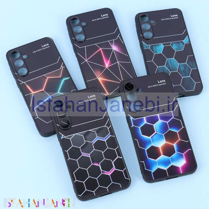 اصفهان جانبی-قاب Lens Opoctuir هفت رنگ محافظ لنزدار Samsung Galaxy A55
