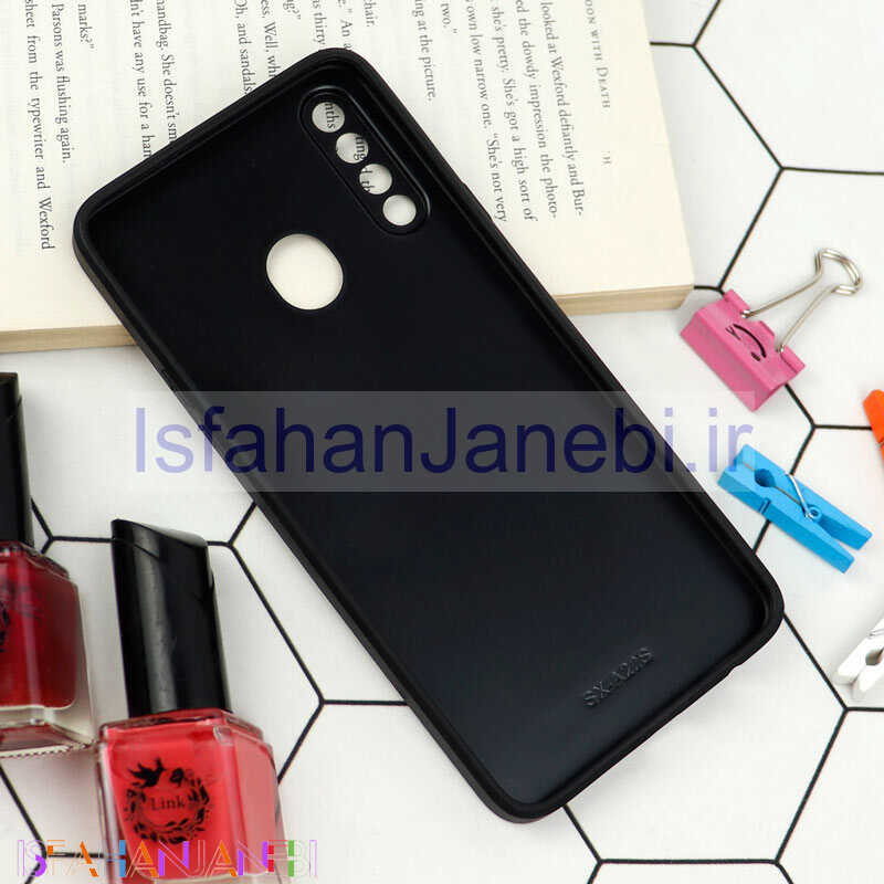 اصفهان جانبی-قاب محافظ لنزدار لیزری رنگین کمانی Samsung Galaxy A20s