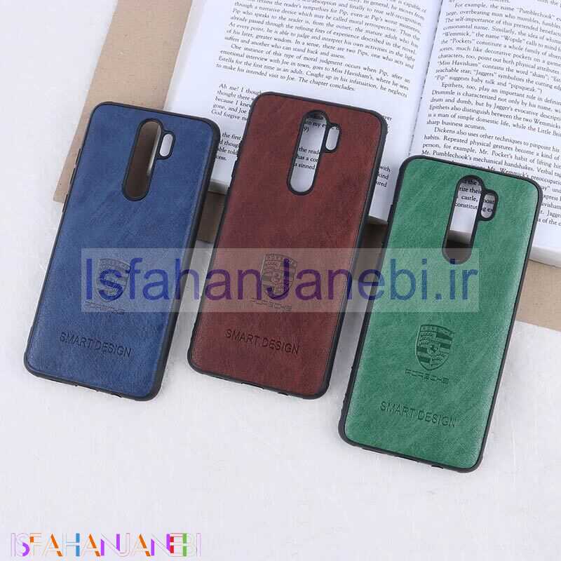 اصفهان جانبی-قاب چرمی Smart Design شیائومی Redmi Note 8 Pro طرح Porsche