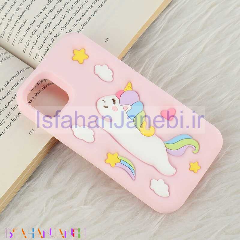 اصفهان جانبی-قاب سیلیکونی آیفون iPhone 11 طرح اسب تک شاخ