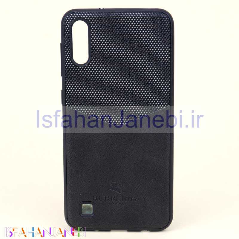اصفهان جانبی-قاب چرمیBURBERRY سامسونگ A10 مشکی