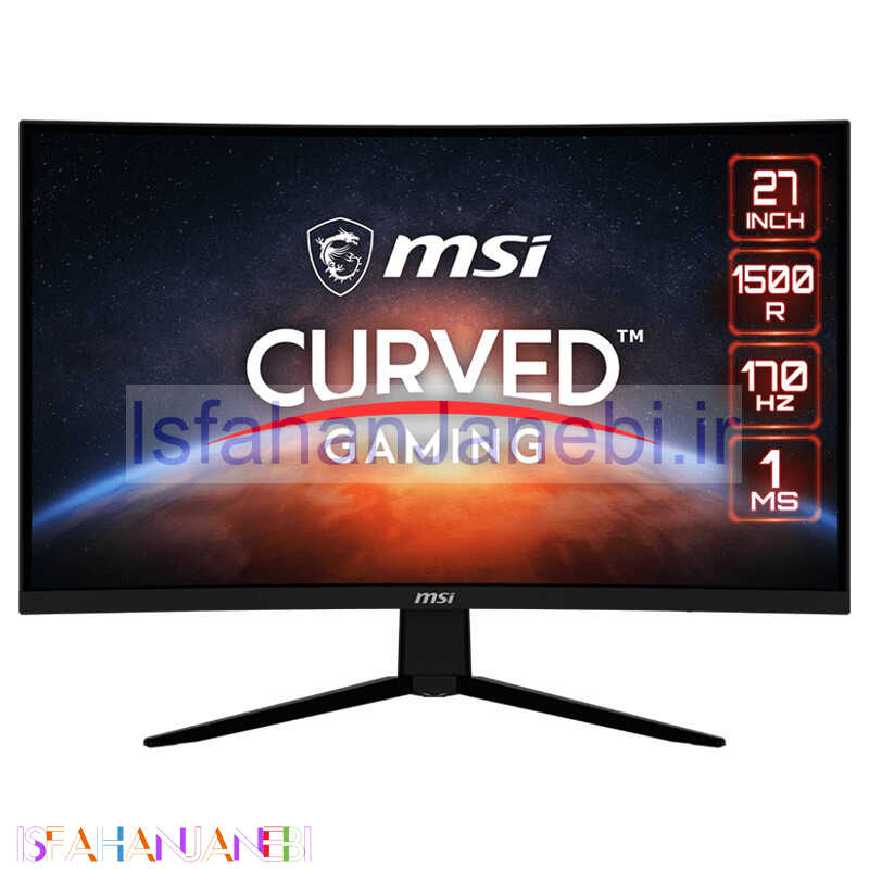 اصفهان جانبی-مانیتور گیمینگ خمیده ام اس آی G273CQ سایز 27 اینچ