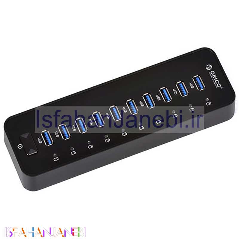 اصفهان جانبی-هاب 10 پورت USB3.0 اوریکو P10-U-V2