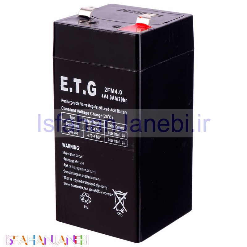 اصفهان جانبی-باتری 4 ولت E.T.G 4000mAh