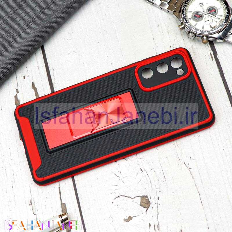 اصفهان جانبی-قاب محافظ لنزدار ضد ضربه هولدر کشویی مگنتی Samsung S20 FE رنگی
